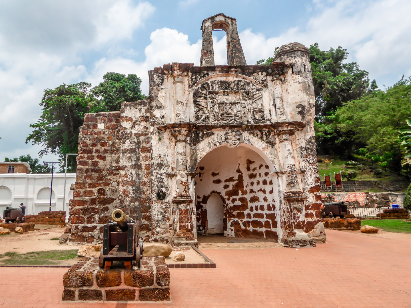 The A Famosa fortress gate in Melaka