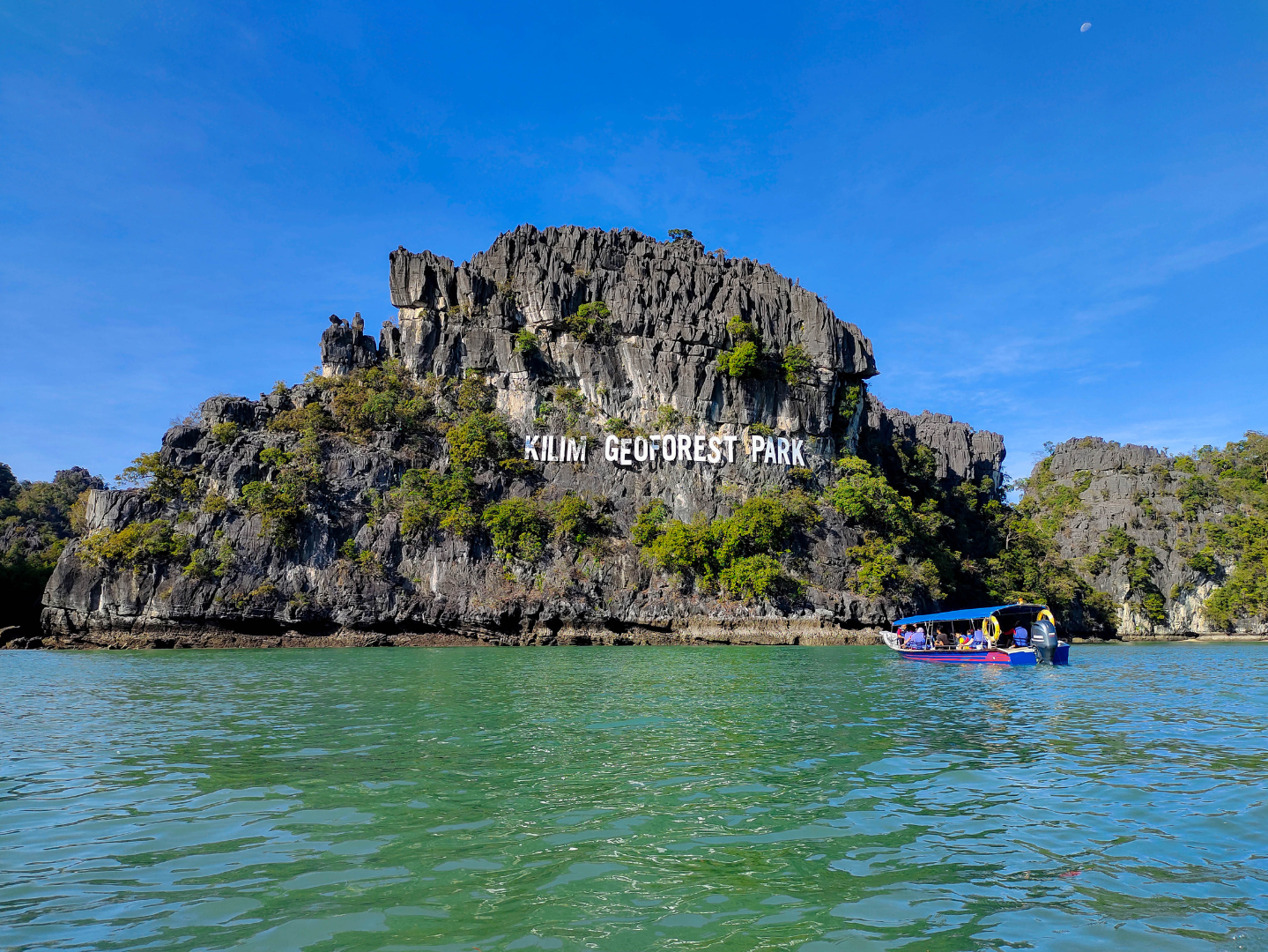 Limestone cliffs of Kilim Geoforest Park, Langkawi